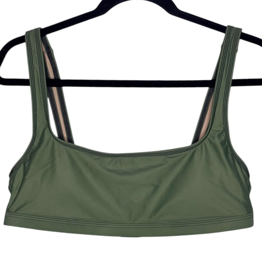 NWT (lightly flawed) | Madewell | Green Bikini Swim Top | Size M